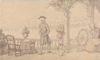 Dr. Syntax Soliloquising by Thomas Rowlandson