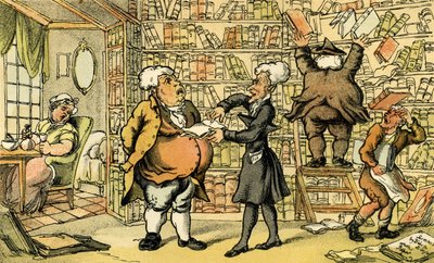 Dr Syntax & Bookseller by Thomas Rowlandson