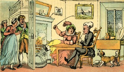 Dr Syntax Returned from His Tour by Thomas Rowlandson