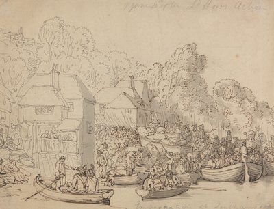 Embarkation at Southampton, June 20th 1794 (Version A) by Thomas Rowlandson
