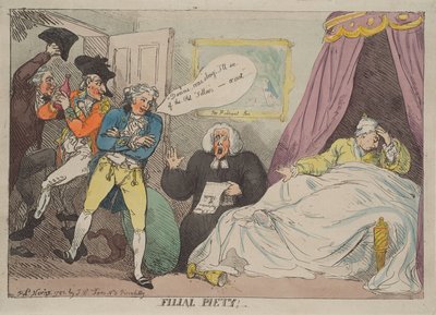 Filial Piety by Thomas Rowlandson