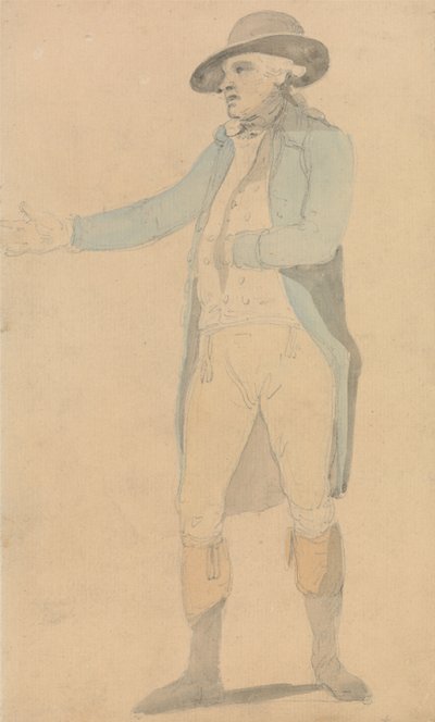 George Morland by Thomas Rowlandson