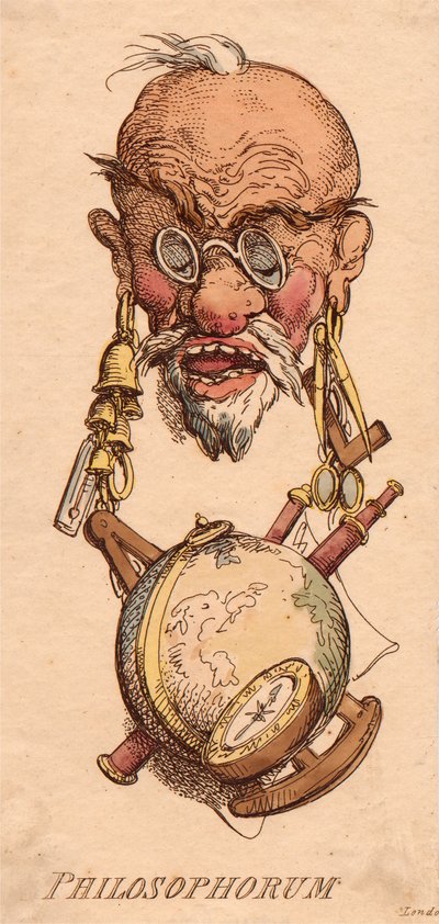 Heads: Philosophorum by Thomas Rowlandson