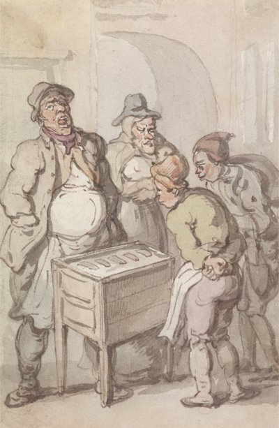 Hot Spice Gingerbread All Hot by Thomas Rowlandson