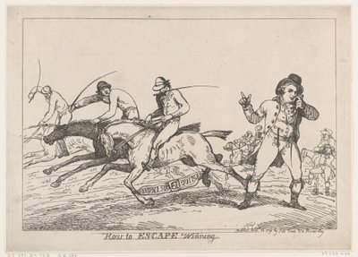 How to Escape Winning by Thomas Rowlandson
