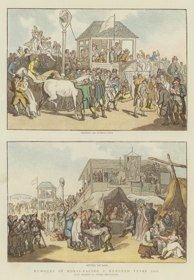 Humours of Horse-Racing a Hundred Years Ago by Thomas Rowlandson