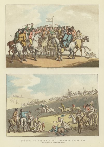 Humours of Horse-Racing a Hundred Years Ago by Thomas Rowlandson