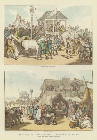Humours of Horse-Racing a Hundred Years Ago by Thomas Rowlandson