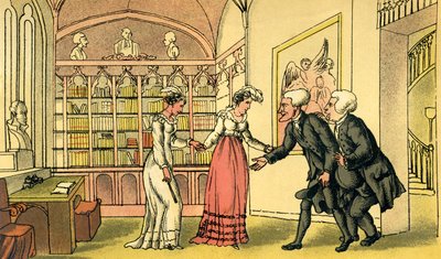 Introduction to Courtship by Thomas Rowlandson