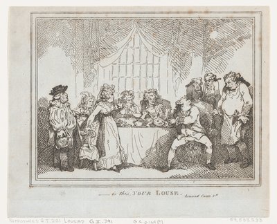 Is This Your Louse? by Thomas Rowlandson