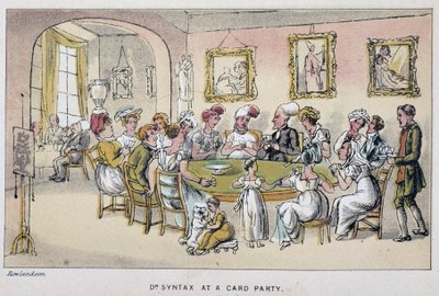The doctor at a card game - in Doctor Syntax
