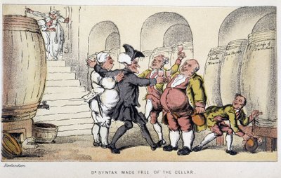 The doctor in a cellar - in 