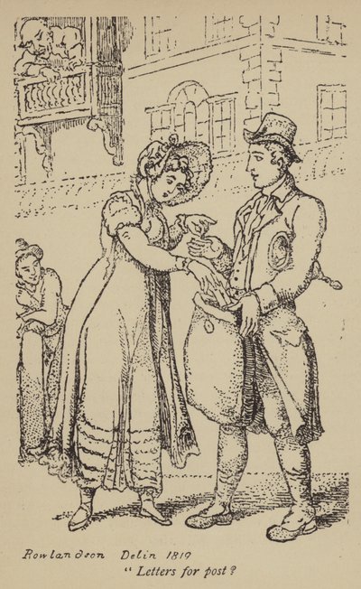 Letters for Post? by Thomas Rowlandson