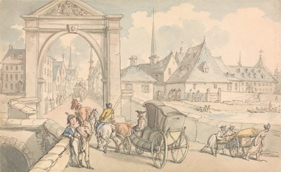 Limbourg, Belgium by Thomas Rowlandson