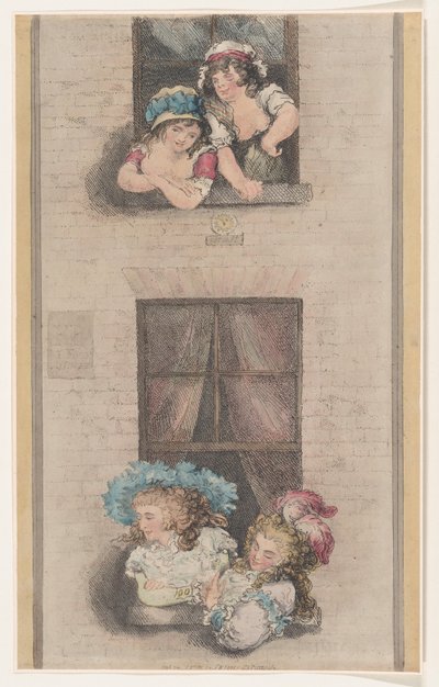 Maids and Mistresses, December 1, 1791 by Thomas Rowlandson