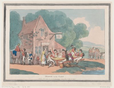 March to the Camp, September 1, 1803 by Thomas Rowlandson