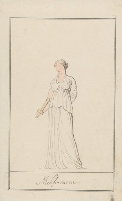 Melpomene by Thomas Rowlandson