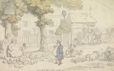 Mr. and Mrs. Jolly at their Country House by Thomas Rowlandson