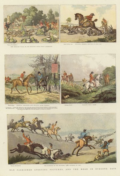 Old Fashioned Sporting Pictures by Thomas Rowlandson