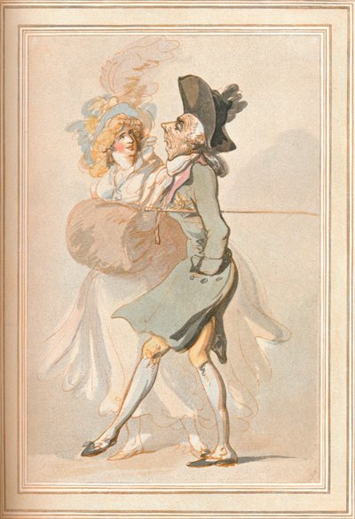 Old Q or A Worn Out Debauchee by Thomas Rowlandson
