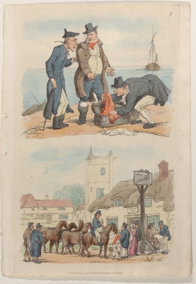 Plate 7, from World in Miniature, 1816 by Thomas Rowlandson
