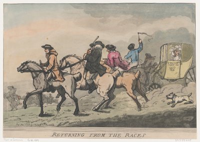 Returning from the Races by Thomas Rowlandson