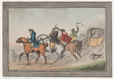 Returning from the Races, December 1, 1791 by Thomas Rowlandson