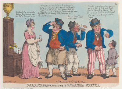 Sailors Drinking the Tunbridge Waters, March 1, 1815 by Thomas Rowlandson