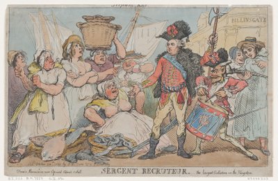 Sergent Recruteur by Thomas Rowlandson