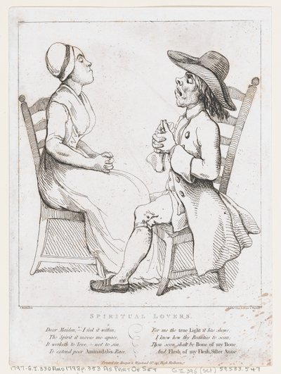 Spiritual Lovers by Thomas Rowlandson