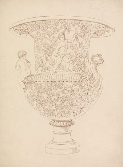Study of a Vase by Thomas Rowlandson