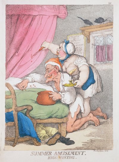 Summer Amusement: Bug Hunting by Thomas Rowlandson