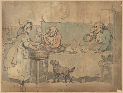 Tavern Scene by Thomas Rowlandson