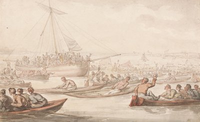 The Annual Sculling Race for Doggett