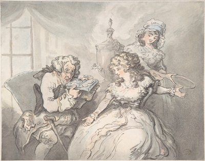 The Connoisseur by Thomas Rowlandson