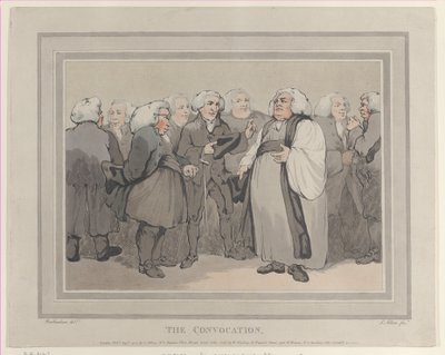 The Convocation by Thomas Rowlandson