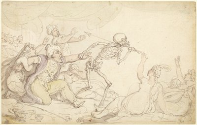 The Dance of Death: The Nabob Seized in His Harem by Thomas Rowlandson