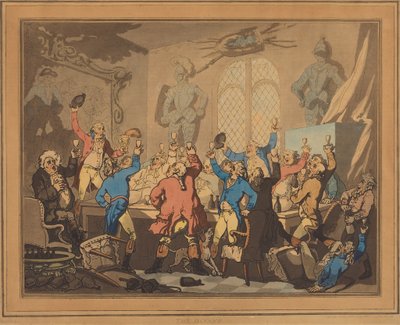 The Dinner by Thomas Rowlandson