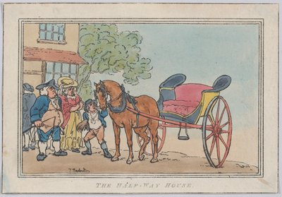 The Half-Way House by Thomas Rowlandson