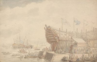 The Launching of H.M.S. 