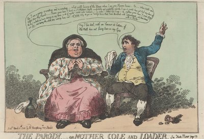 The Parody, or Mother Cole and Leader by Thomas Rowlandson