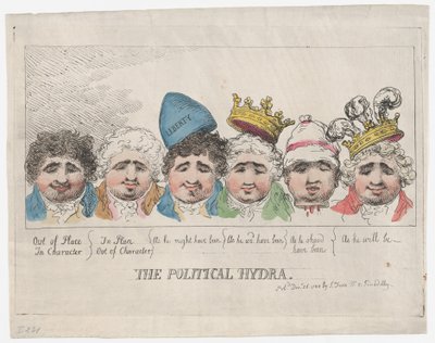 The Political Hydra by Thomas Rowlandson