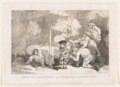 The Sad Discovery; or, the Graceless Apprentice by Thomas Rowlandson