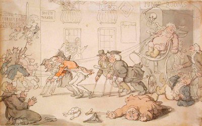 The Stage of Death by Thomas Rowlandson