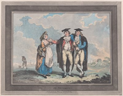 The Students by Thomas Rowlandson