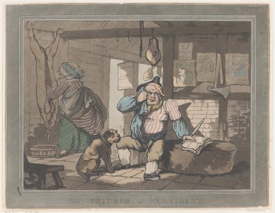 The Triumph of Sentiment by Thomas Rowlandson