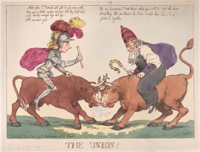 The Union, January 1, 1801 by Thomas Rowlandson