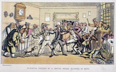 The Doctor in a Bistro Where a Fight Breaks Out - in 