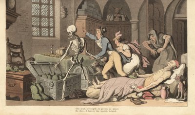Death Leads Greedy Children to a Miser