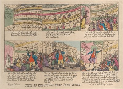 This is the House that Jack Built, September 27, 1809 by Thomas Rowlandson